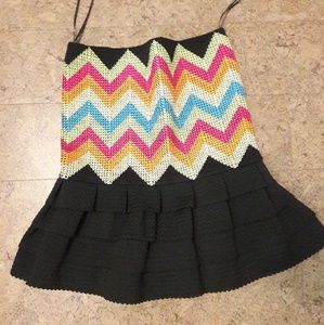 Bandage Peplum Bustier L NWT